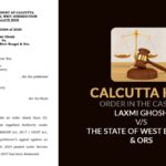 Calcutta HC's Order in The Case of Laxmi Ghosh vs. The State Of West Bengal & Ors