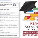 Kerala GST AAR's Order in the Case of Kerala Devaswom Recruitment Board