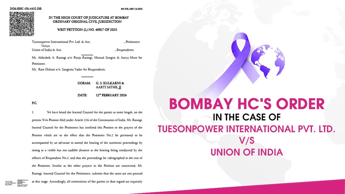 Bombay HC's Order in The Case of Tuesonpower International Pvt. Ltd. vs. Union of India