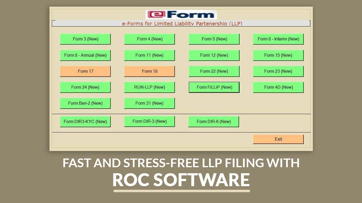 Fast and Stress-Free LLP Filing with ROC Software