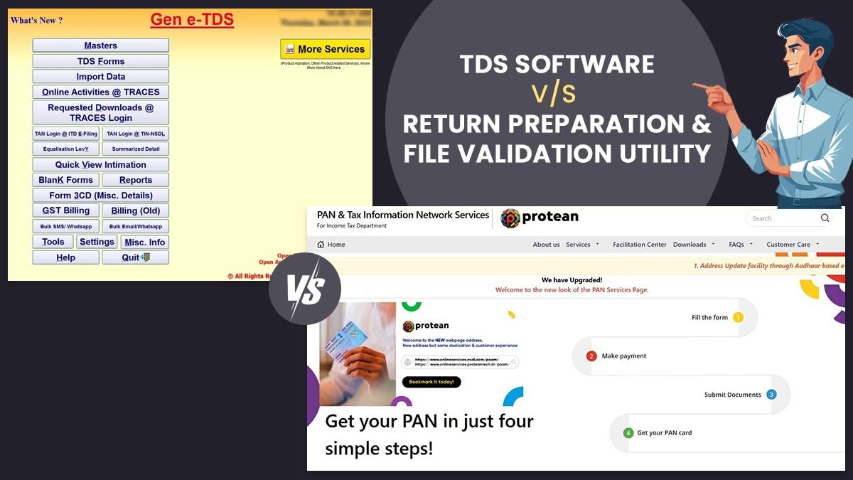 TDS Software vs. Return Preparation & File Validation Utility