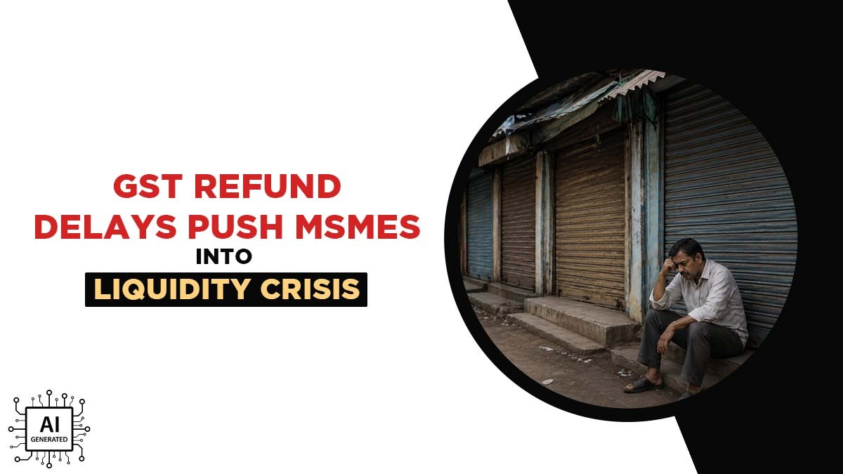 GST Refund Delays Push MSMEs Into Liquidity Crisis
