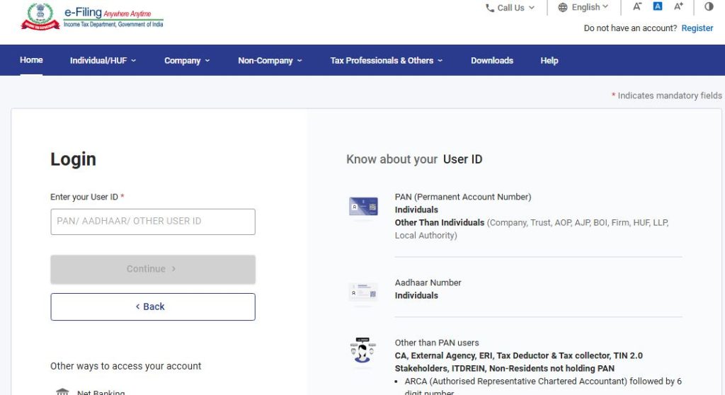 Login IT Portal