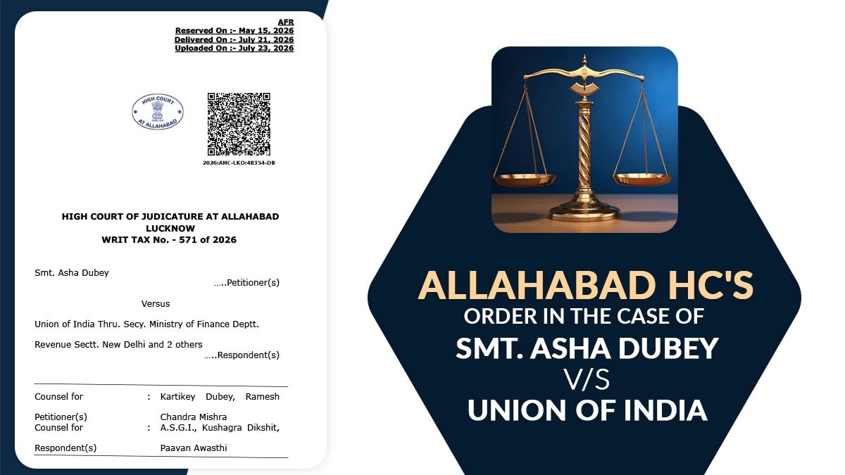 Allahabad HC's Order In the Case of Smt. Asha Dubey Vs Union of India