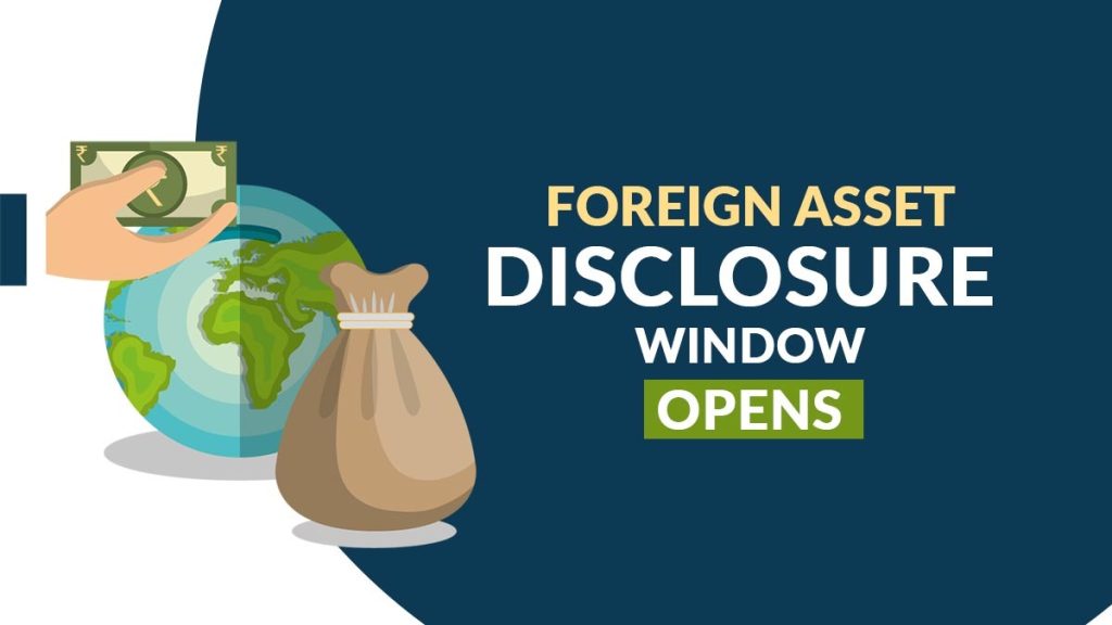 Foreign Asset Disclosure Window Opens