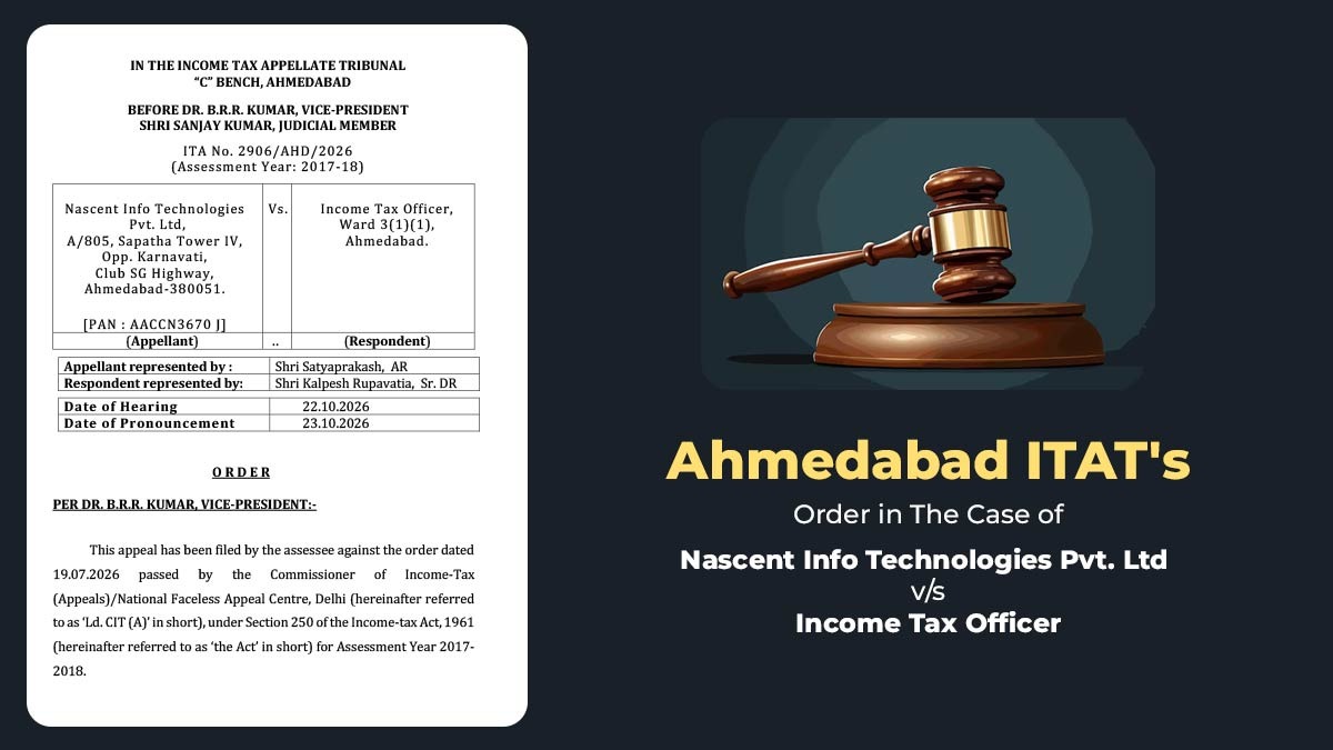 ITAT Ahmedabad Deletes Penalty for Misreporting of Income Over PF and ESI Disallowance